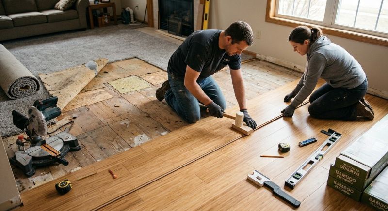 Bamboo Flooring Installation in Dover, DE
