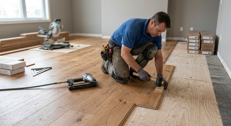 Hardwood Floor Installation in Dover, DE