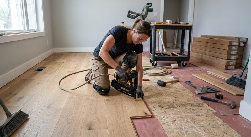 Hardwood Floor Installation in Smyrna, DE