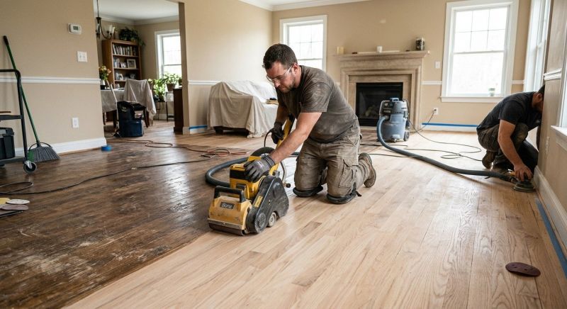 Hardwood Floor Renovation in Dover, DE