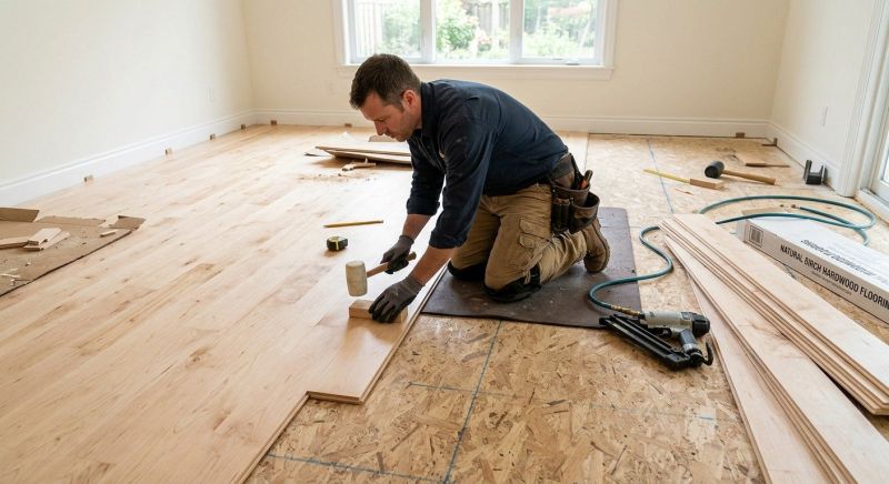 Maple Flooring Installation in Goldsboro, MD