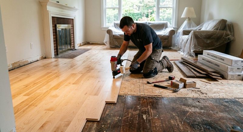 Maple Flooring Installation in Harrington, DE