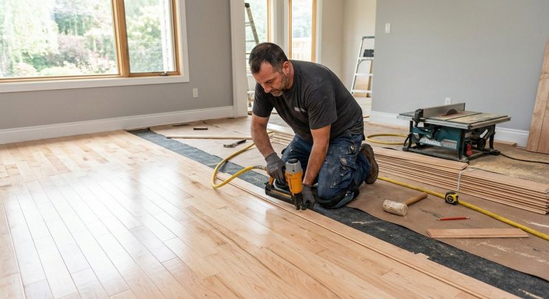 Maple Flooring Installation in Dover, DE