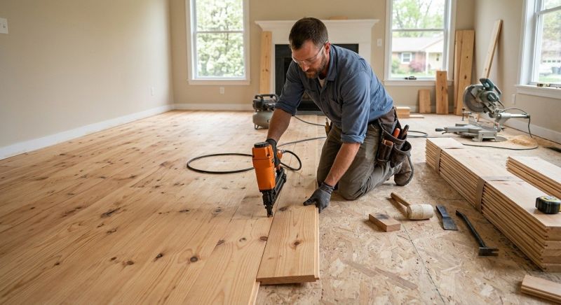 Maple Flooring Installation in Middletown, DE