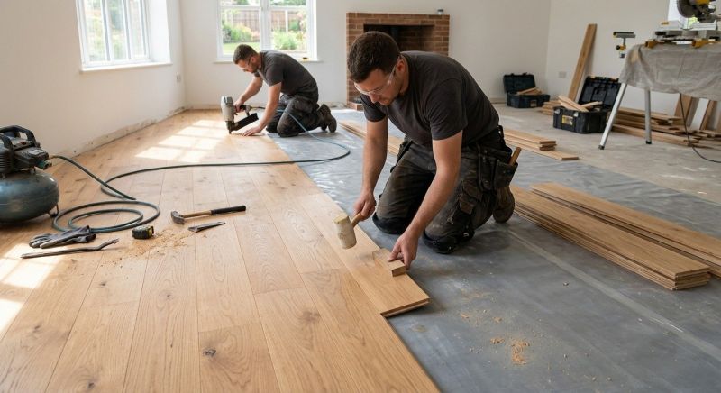Oak Floor Installation in Middletown, DE