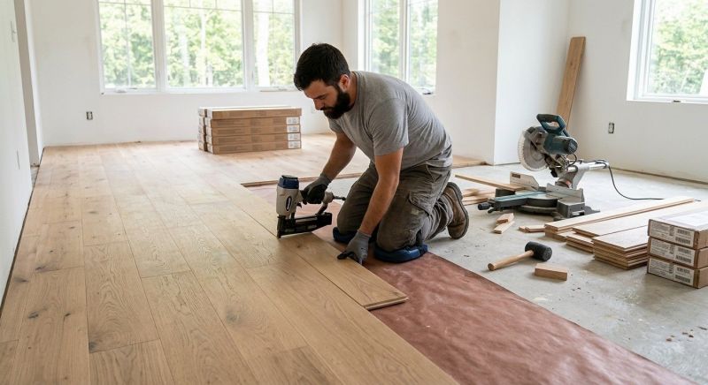Oak Floor Installation in Smyrna, DE
