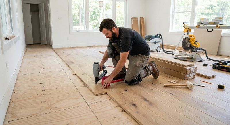 Oak Floor Installation in Townsend, DE