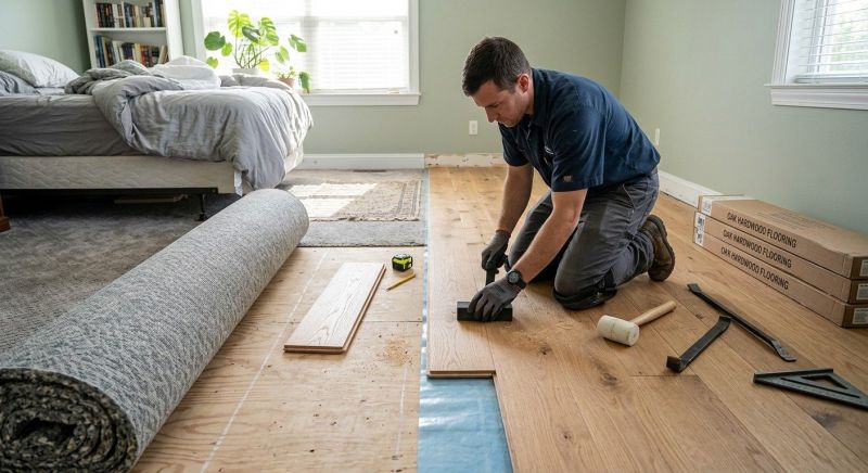 Oak Floor Replacement in Dover, DE
