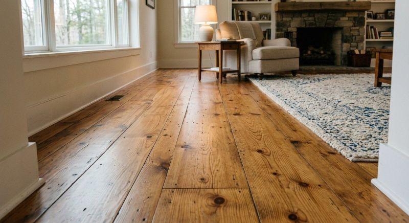 Pine Floor Installation in Dover, DE