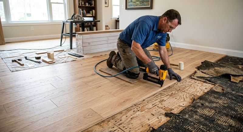 Plank Floor Installation in Dover, DE