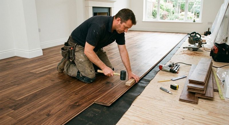 Walnut Flooring Installation in Dover, DE
