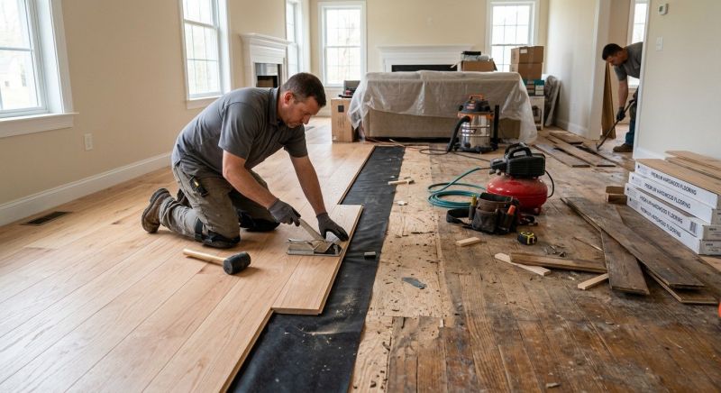 Wood Floor Replacement in Harrington, DE