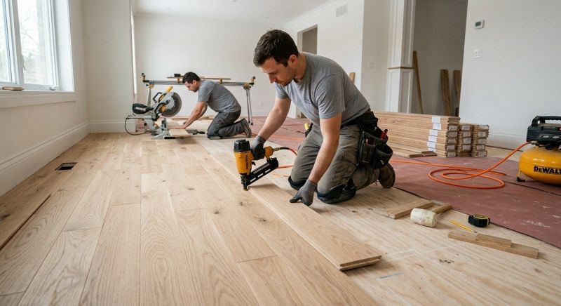 Wood Floor Replacement in Viola, DE