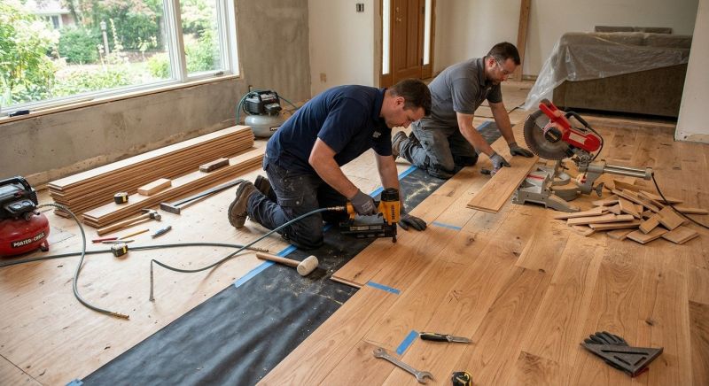Wood Flooring Installation in Viola, DE